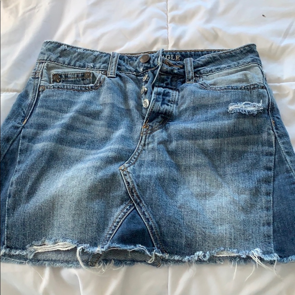 jean skirt